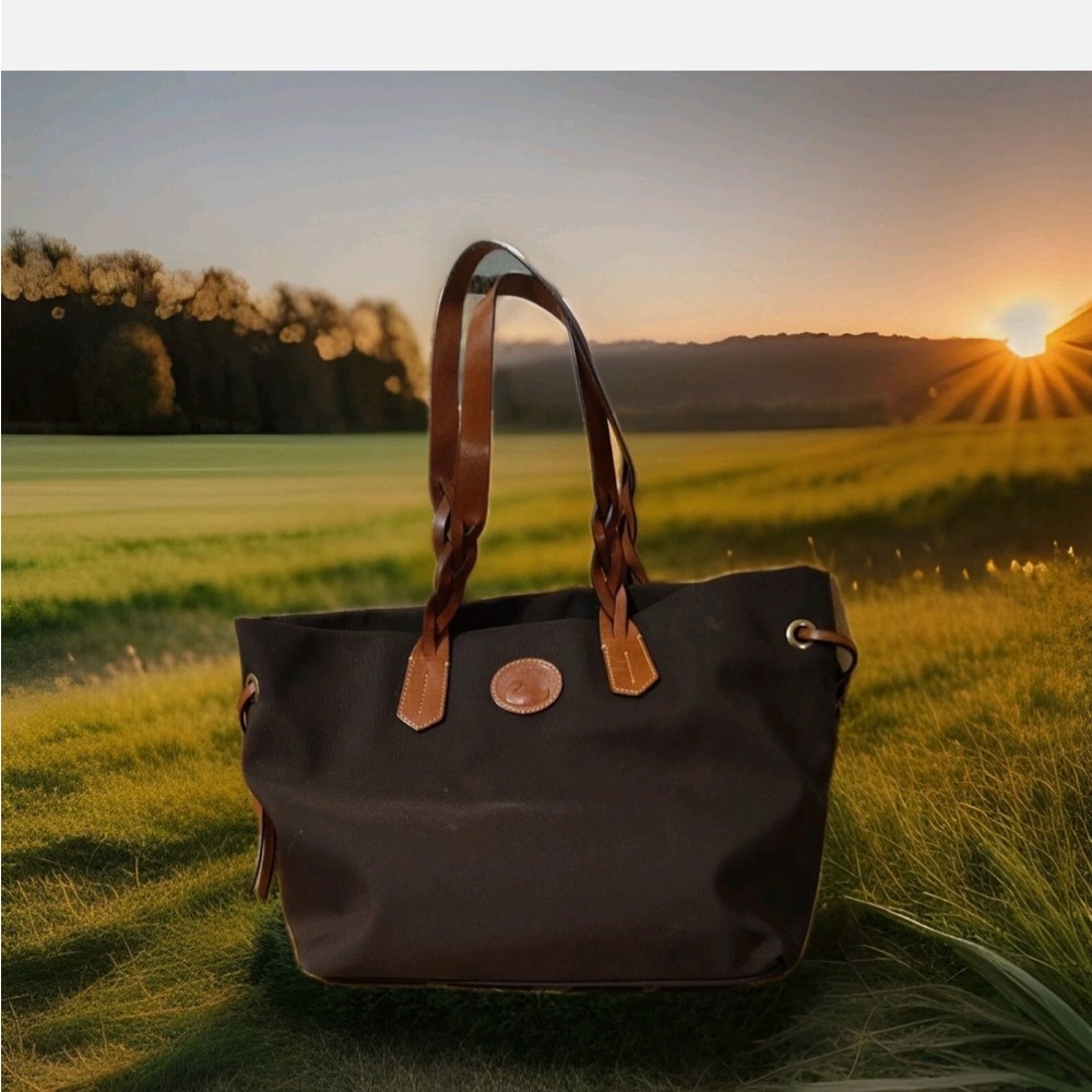 Dooney & Bourke Brown Nylon Shopper